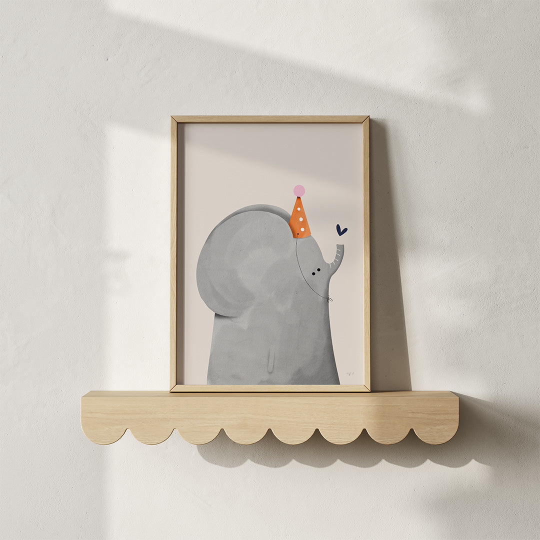 Poster: Feest olifant