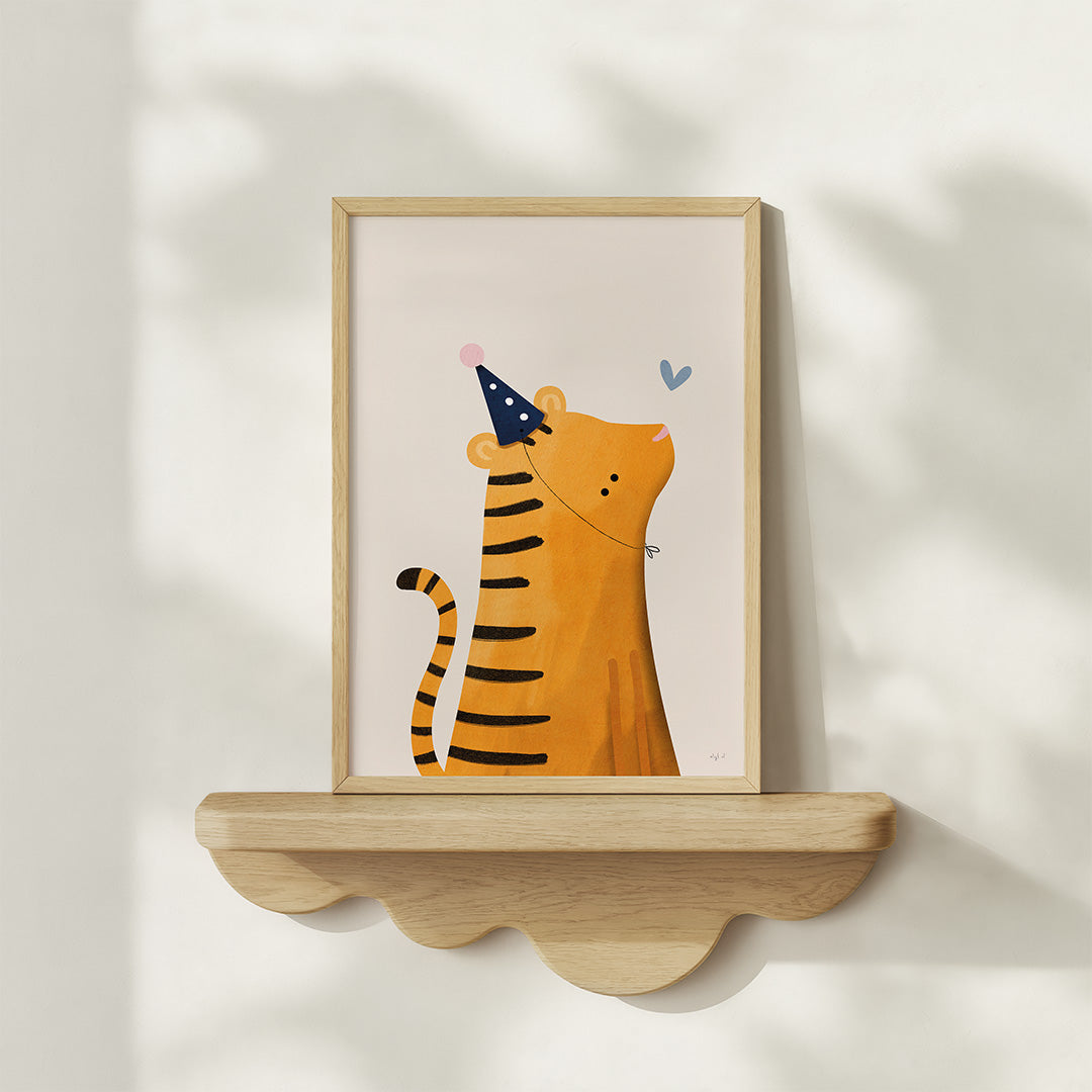 Poster: Feest tijger