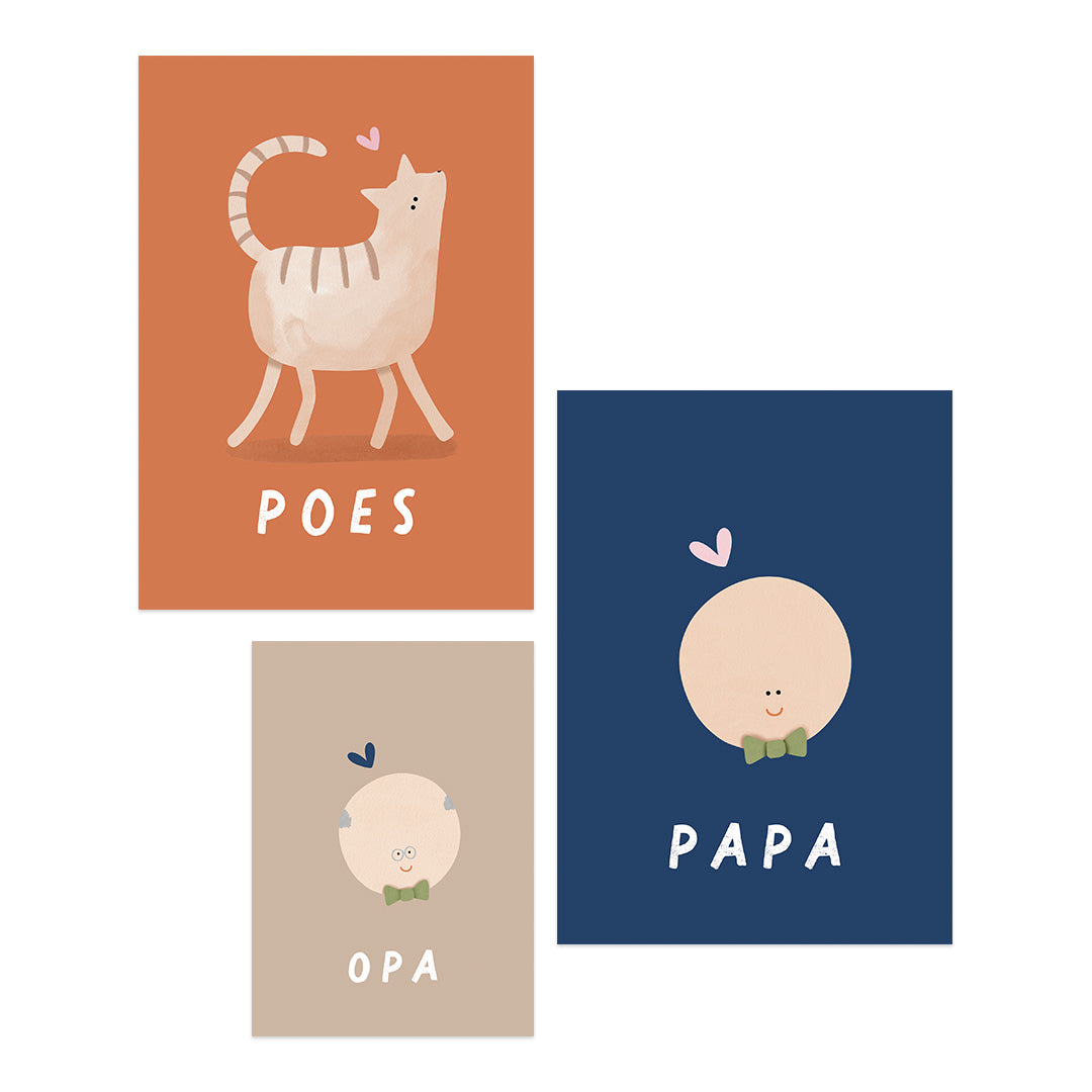 Woorden poster: Opa