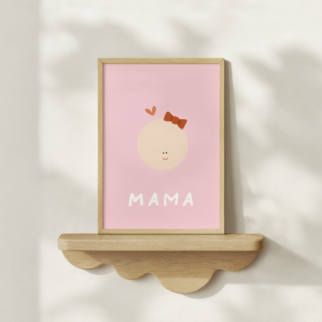 Woorden poster: Mama