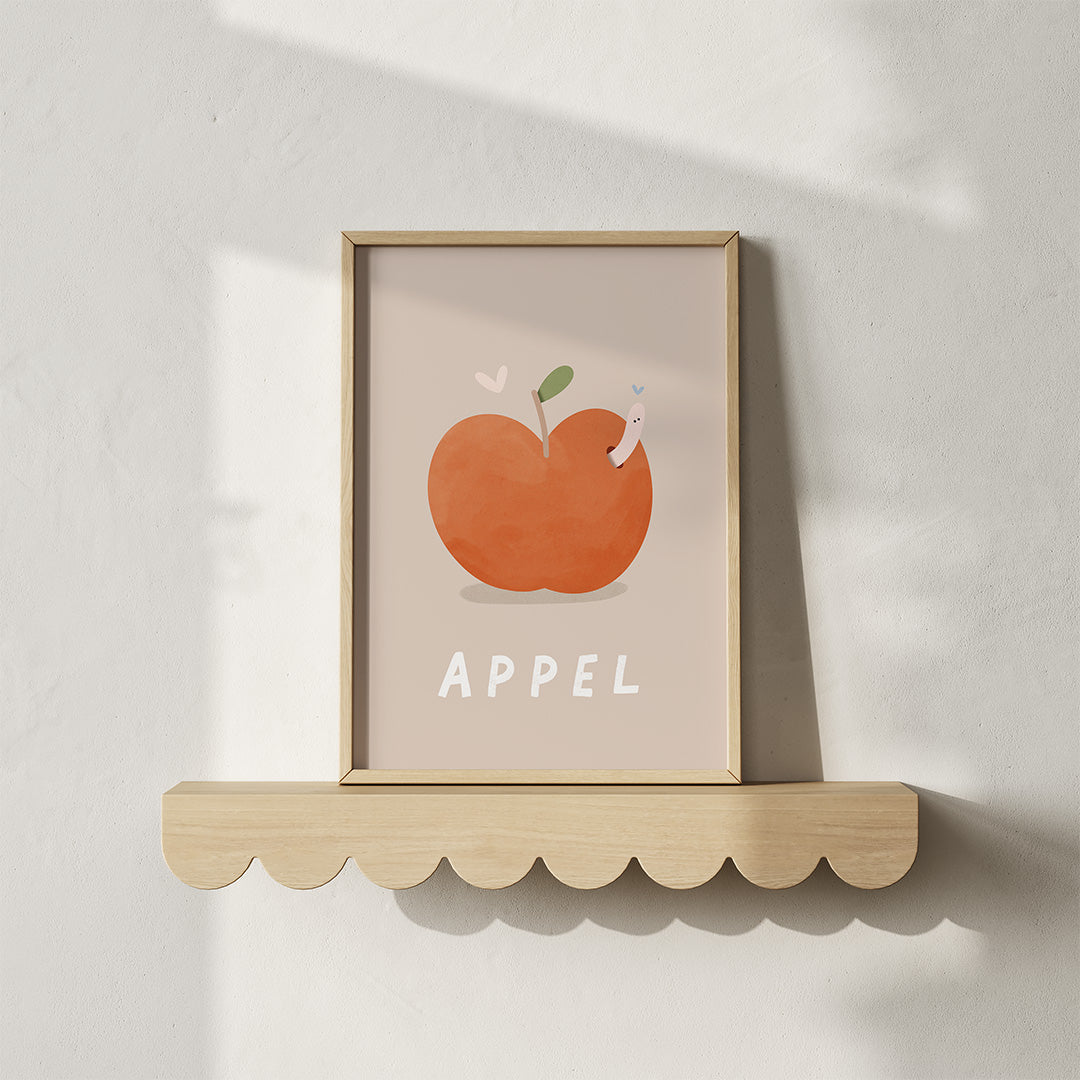 Woorden poster: Appel