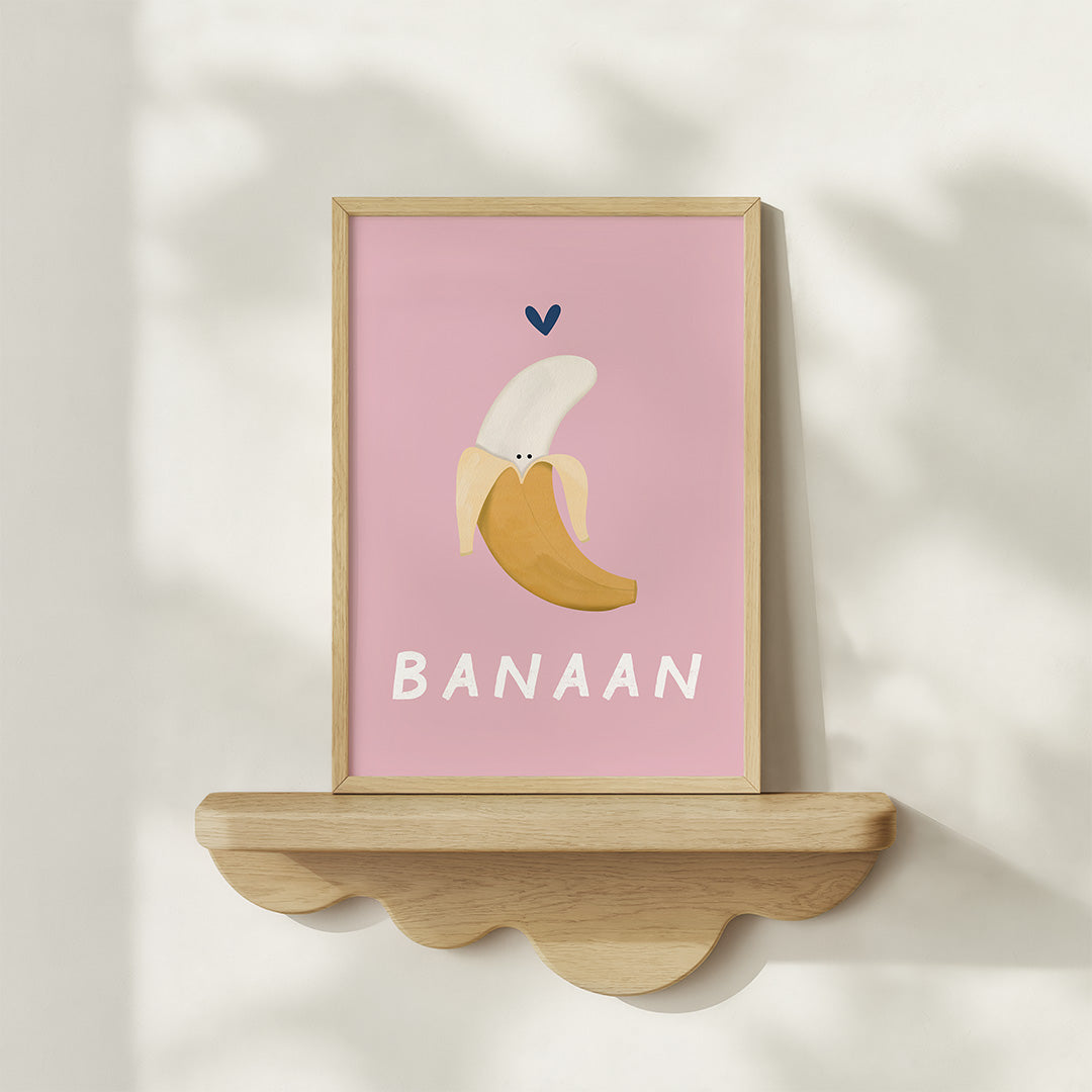 Woorden poster: Banaan