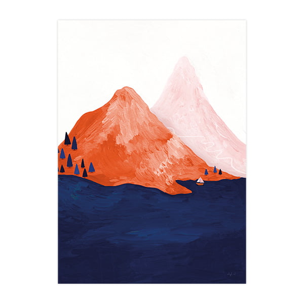 A4 Poster - Bergen