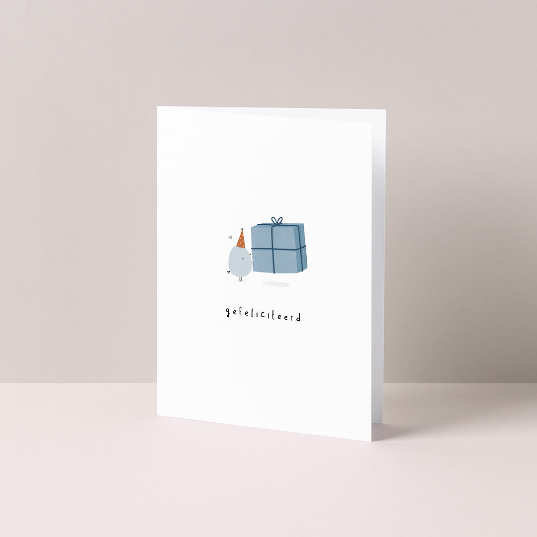 Gevouwen kaart: Groot cadeautje