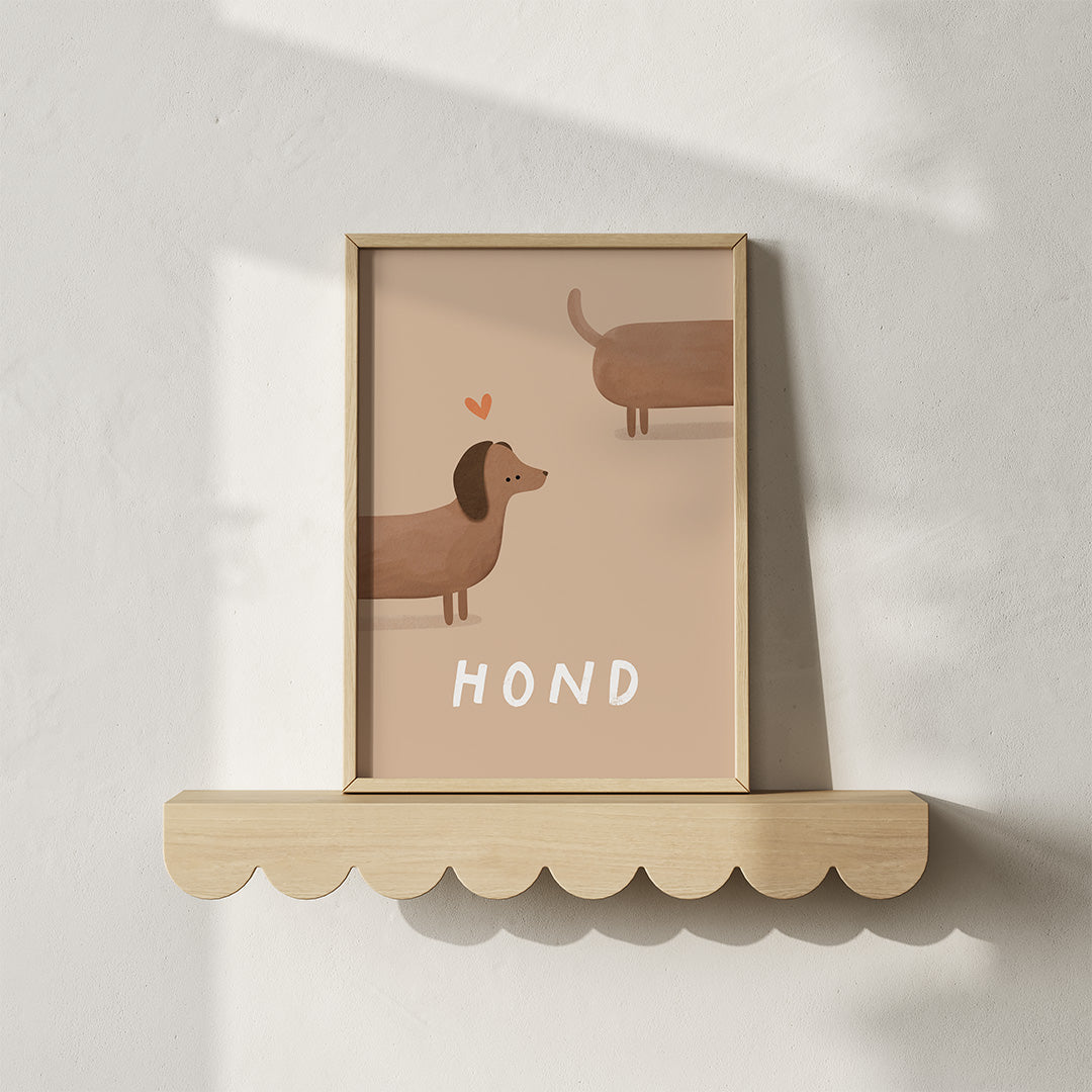 Woorden poster: Hond