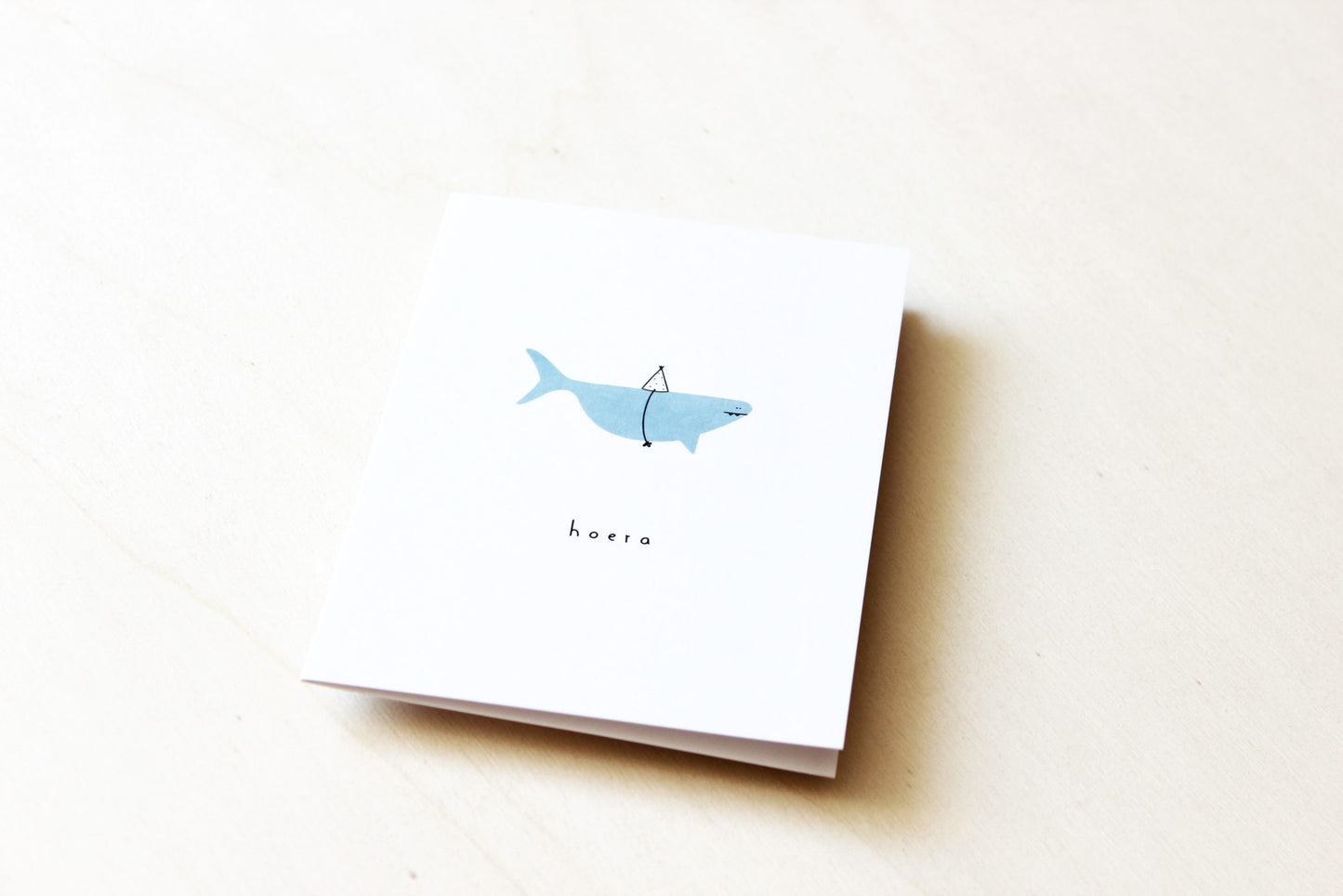 Gevouwen kaart: Blauwe haai