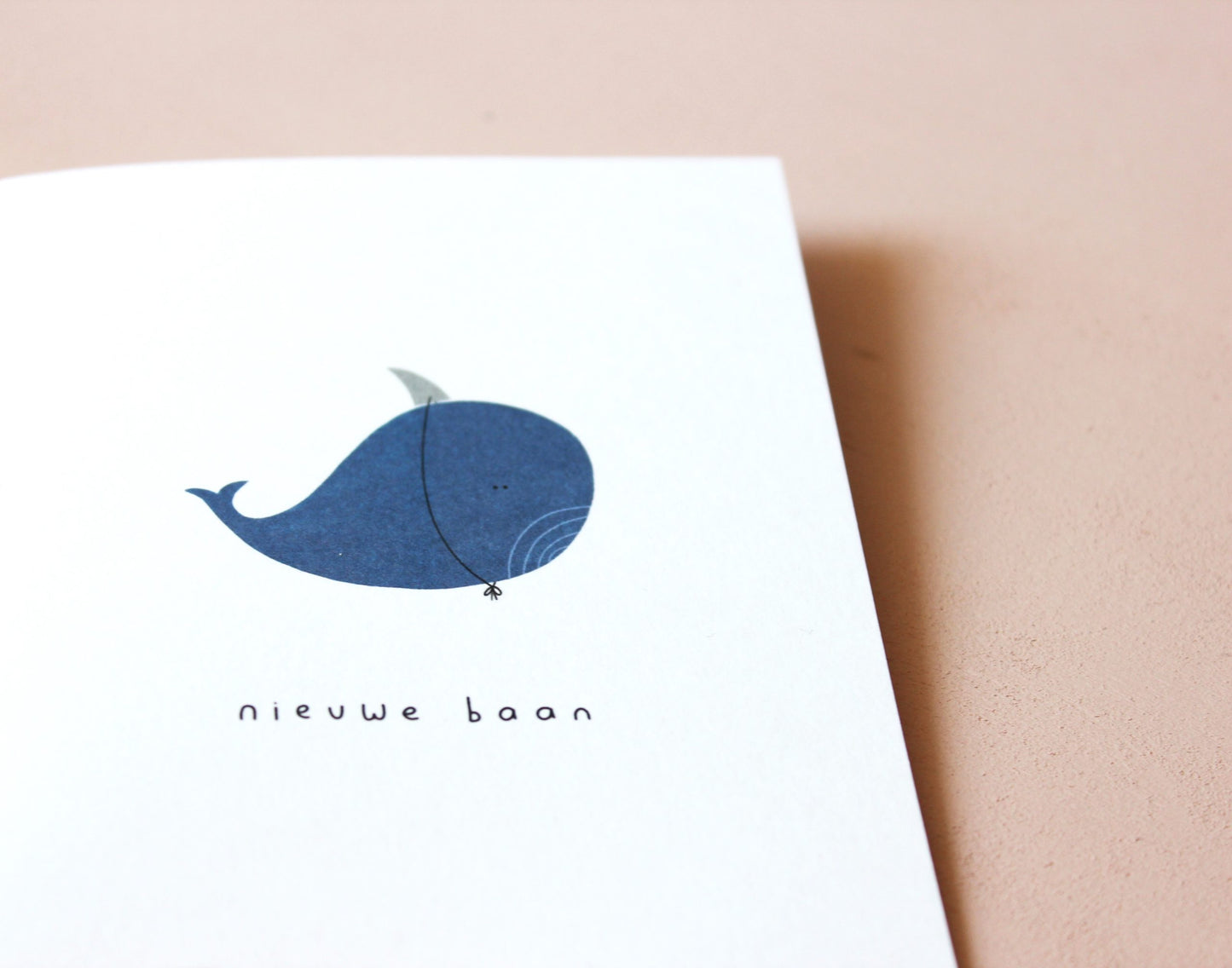 Gevouwen kaart: Nieuwe baan