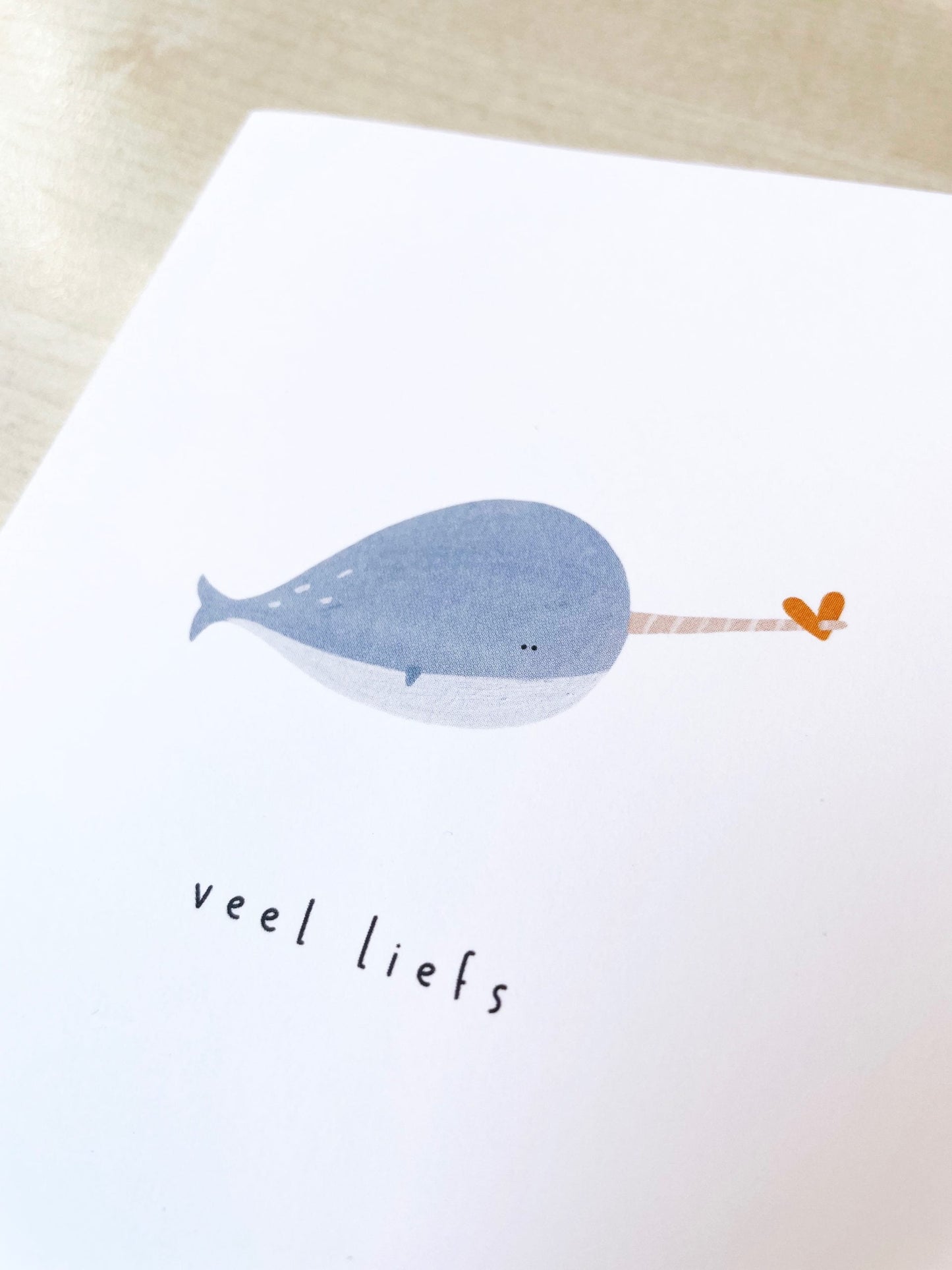 Gevouwen kaart: Narwal