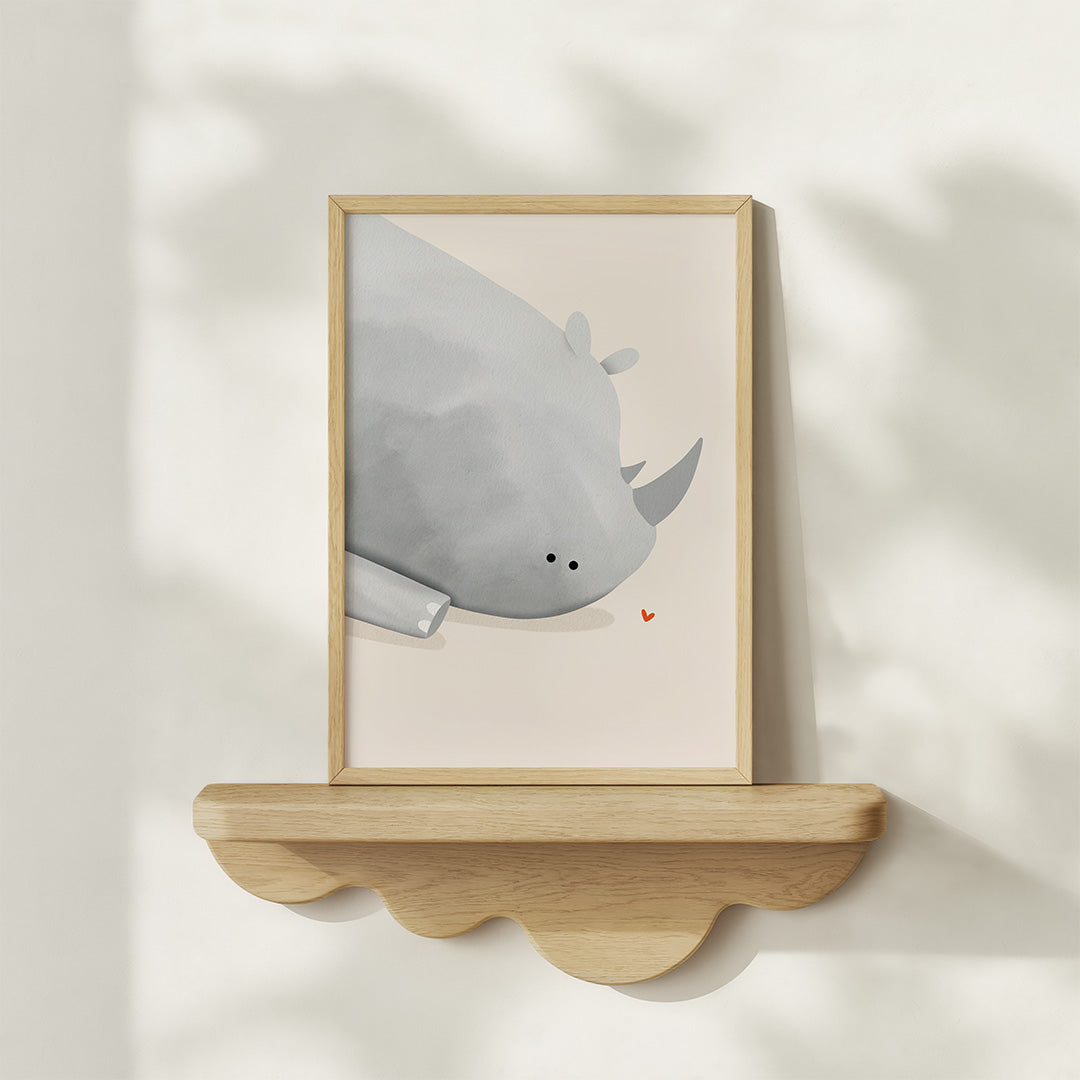 Poster: Neushoorn