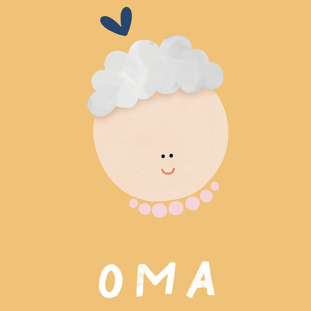 Woorden poster: Oma