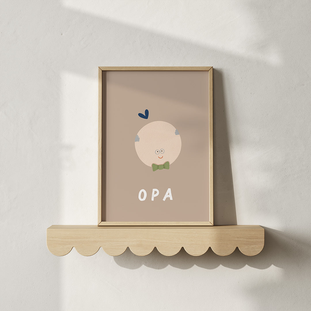 Woorden poster: Opa