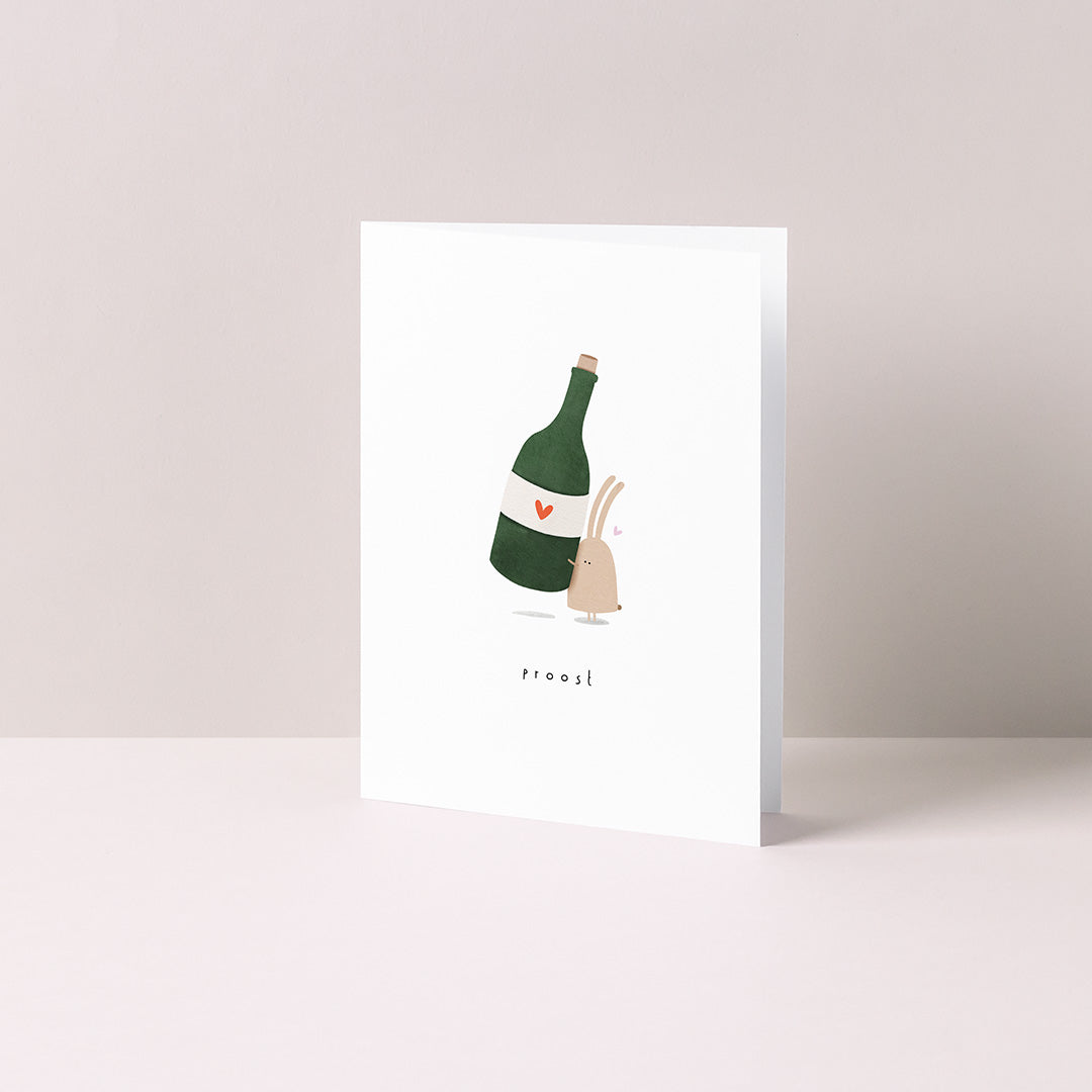 Gevouwen kaart: Proost