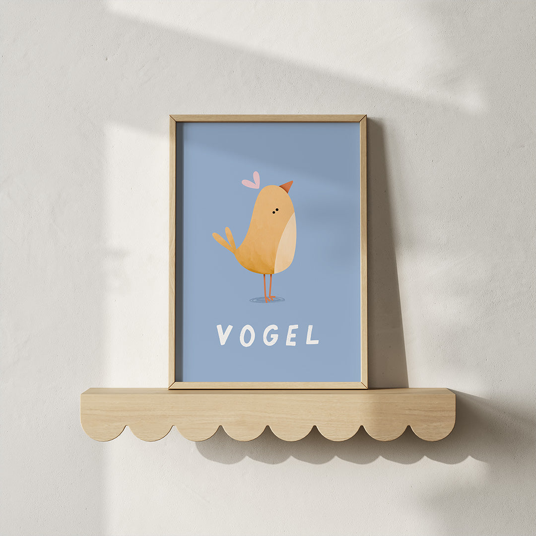 Woorden poster: Vogel