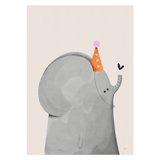 Poster: Feest olifant