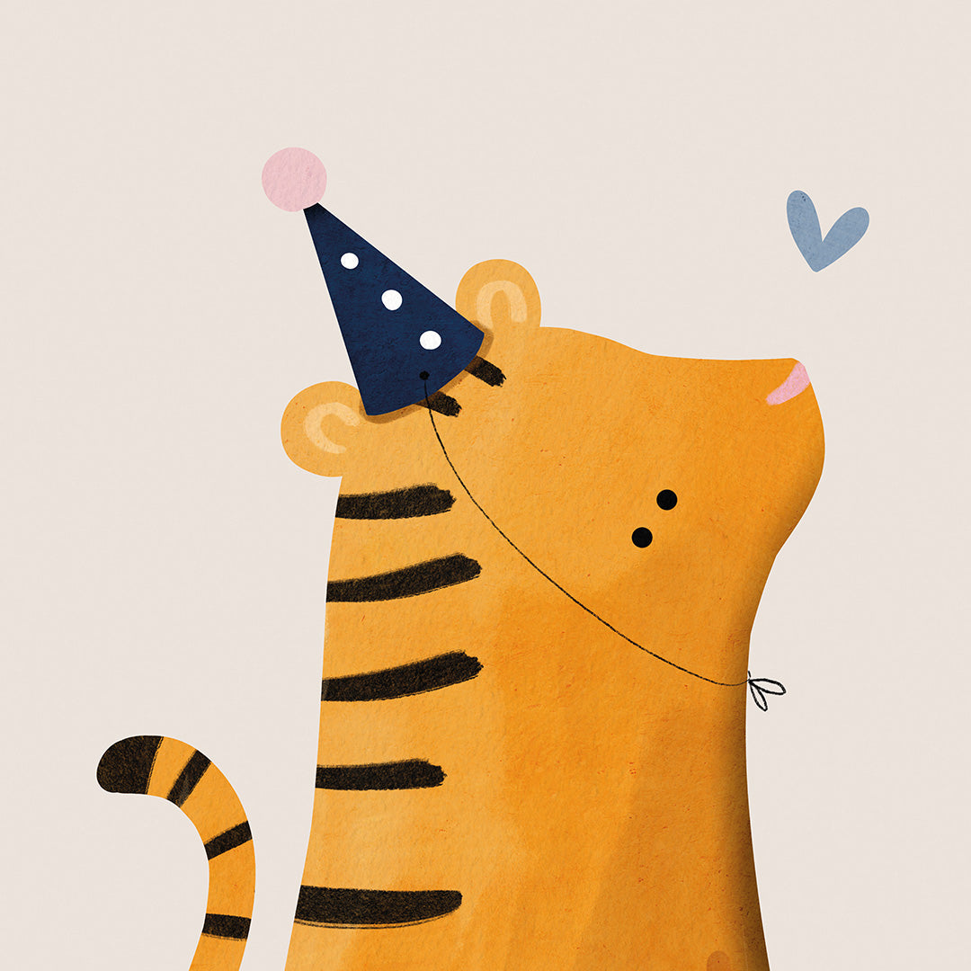 Poster: Feest tijger