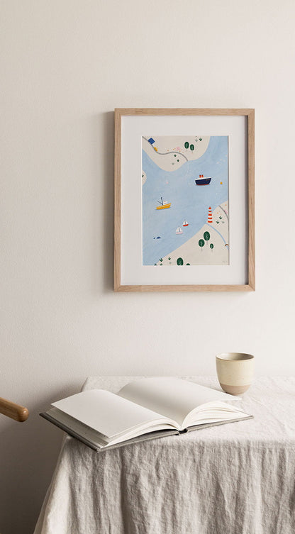 A4 Poster - Overzees