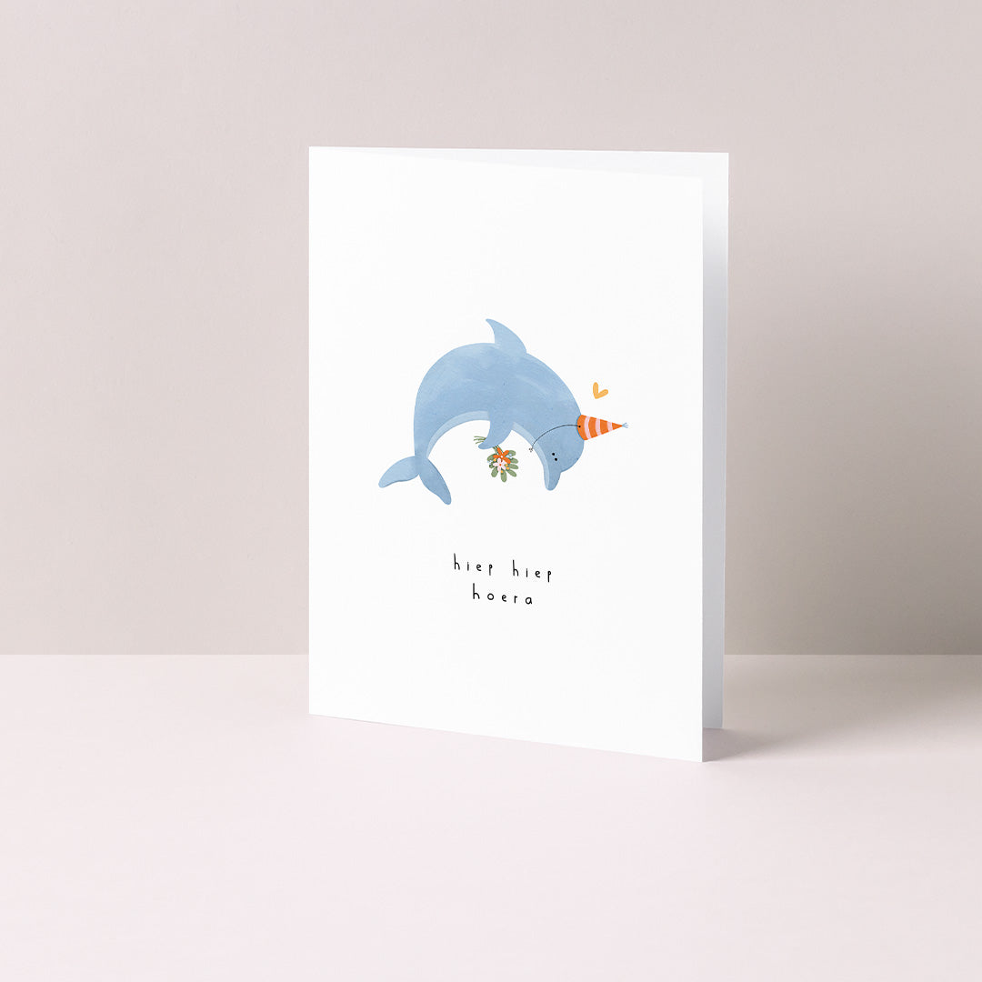 Gevouwen kaart: Dolfijn