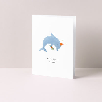 Gevouwen kaart: Dolfijn