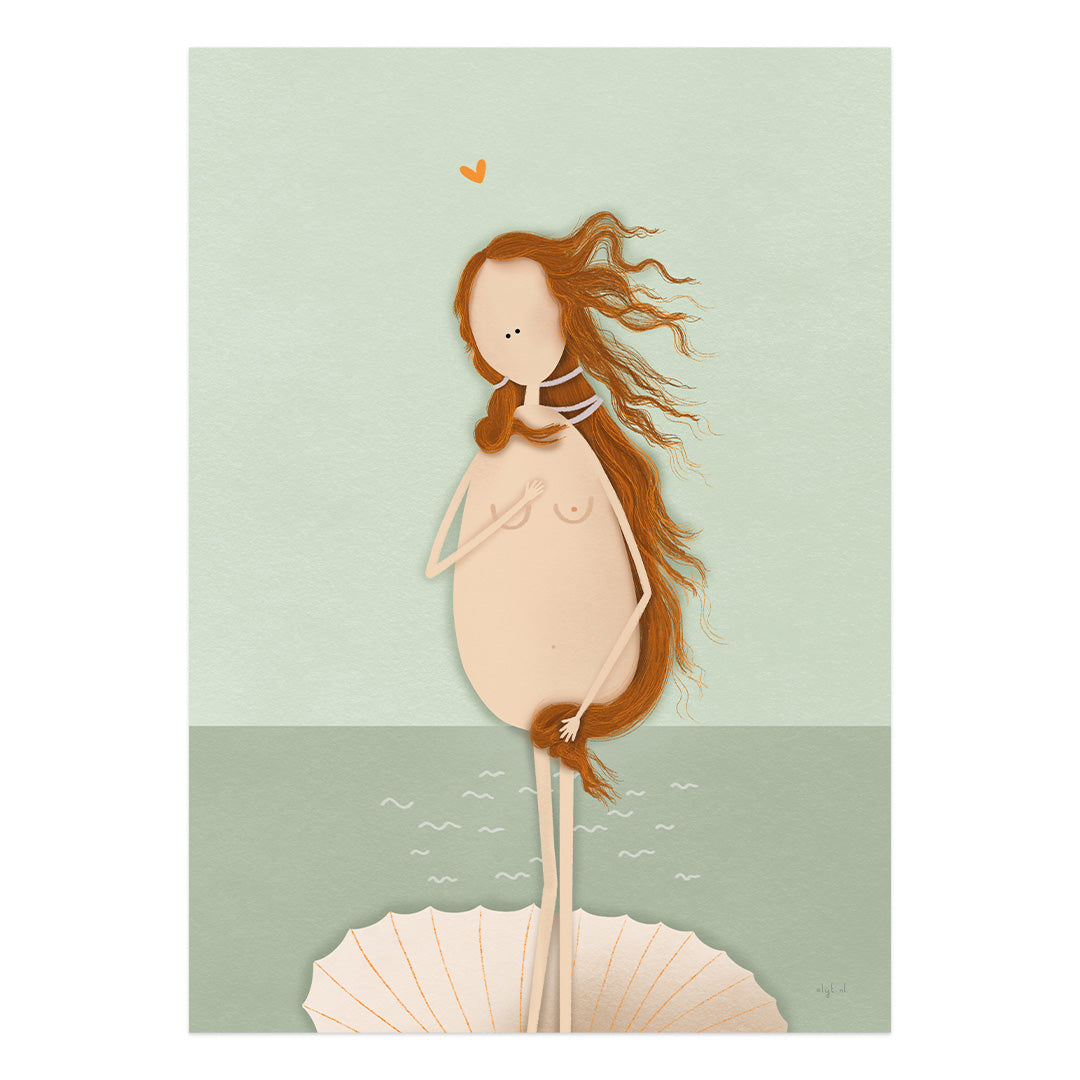 Poster - De geboorte van Venus