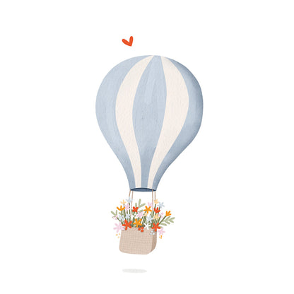 Kaartje Bloemen ballon