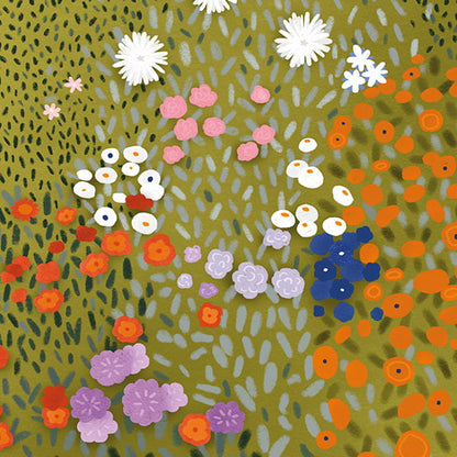 A5 Poster - Gustav Klimt Boerentuin