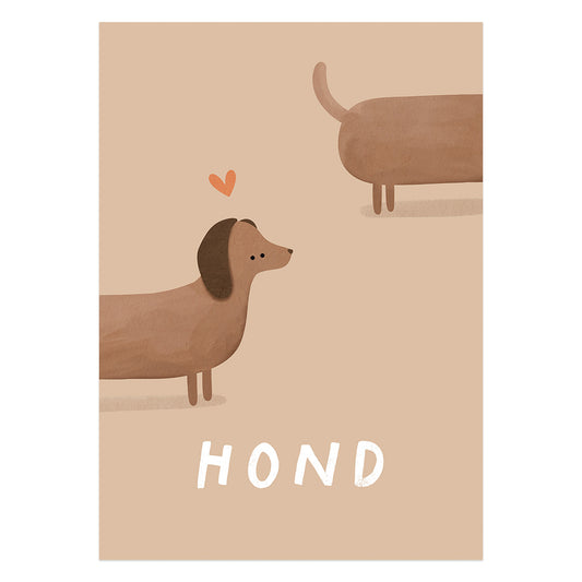 Woorden poster: Hond