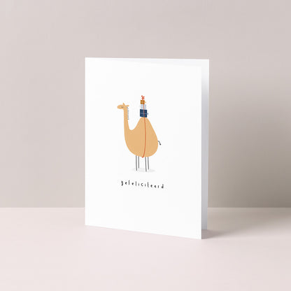 Gevouwen kaart: Kamelenfeest