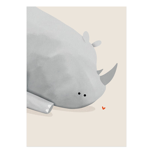 Poster: Neushoorn