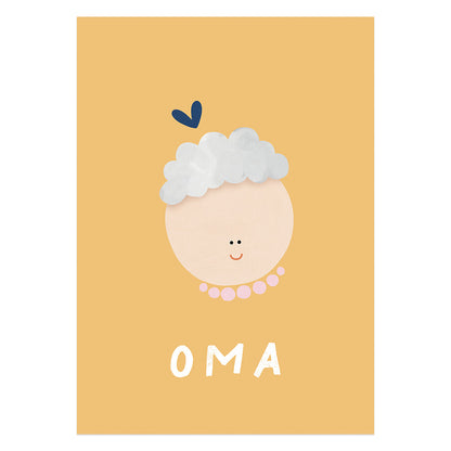 Woorden poster: Oma