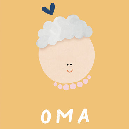 Woorden poster: Oma