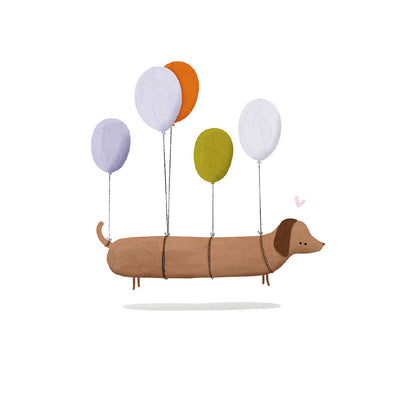 Gevouwen kaart: Op naar het feestje NIEUW