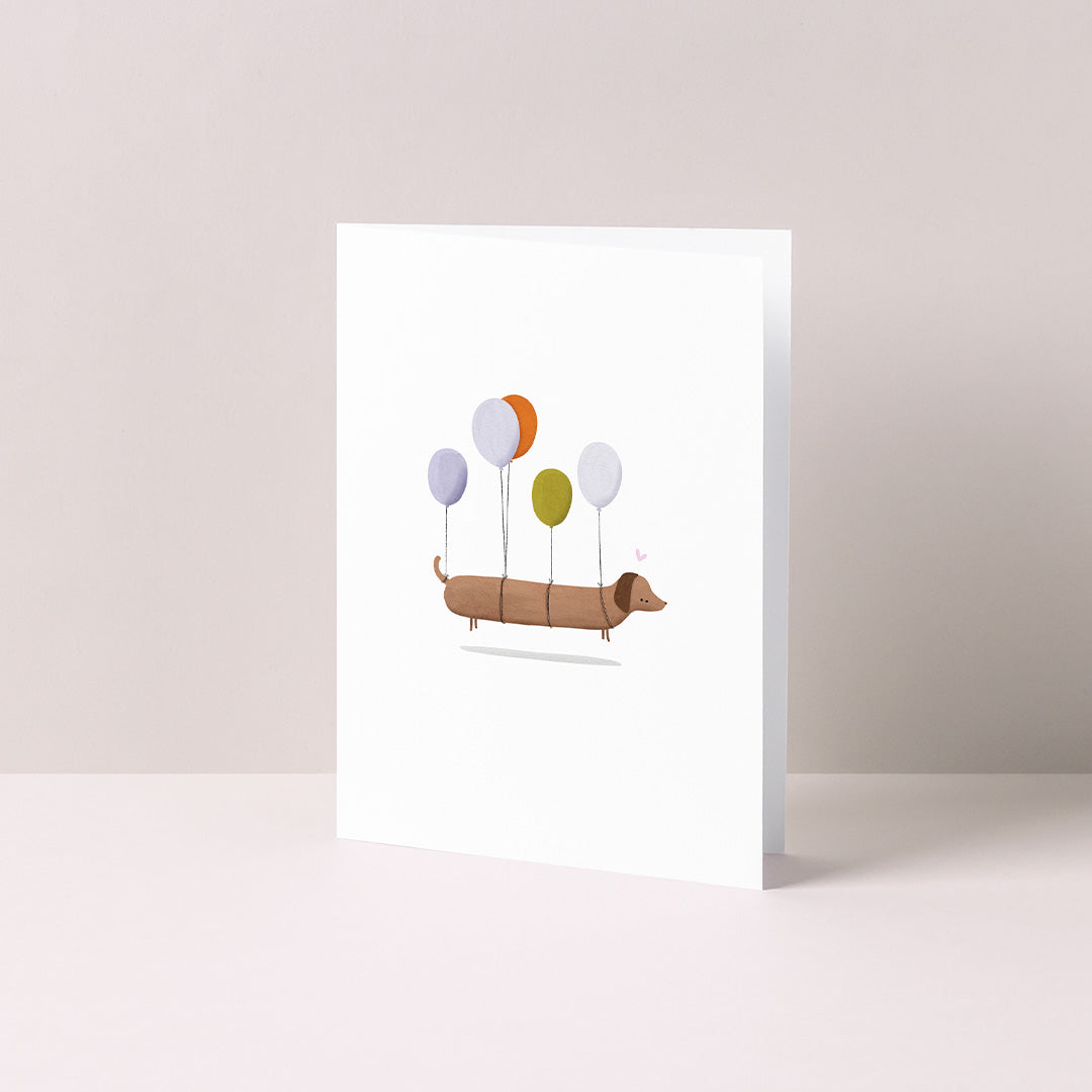 Gevouwen kaart: Op naar het feestje NIEUW