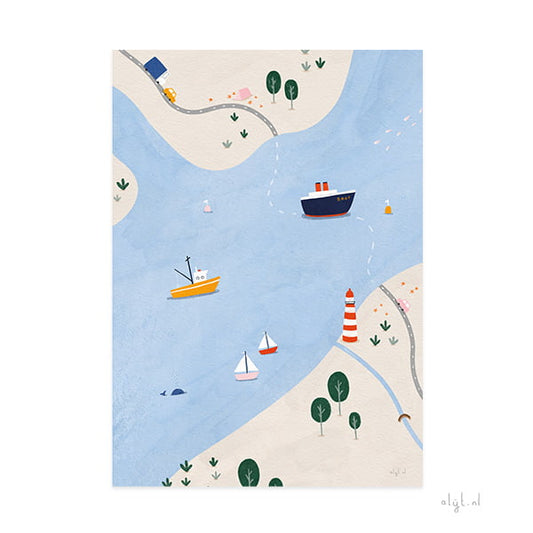 A3 poster - Overzees