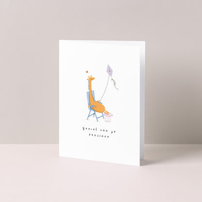 Gevouwen kaart: Pensioen