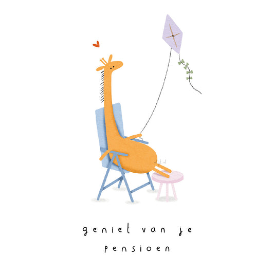 Gevouwen kaart: Pensioen