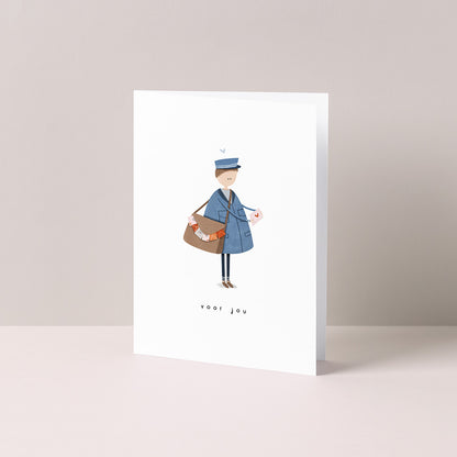 Gevouwen kaart: Post voor jou