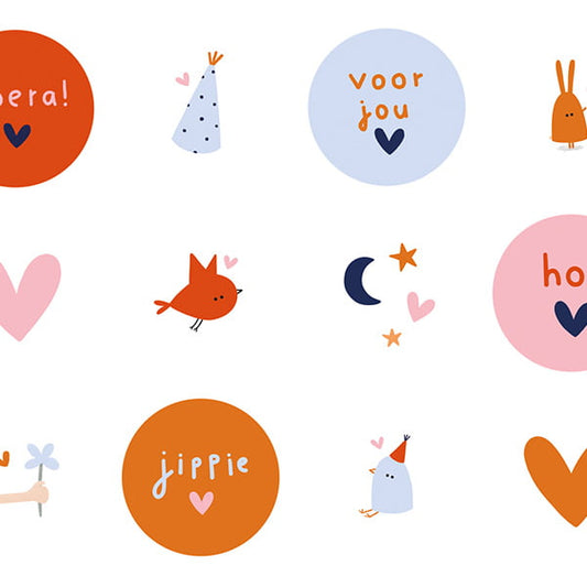 Stickers feestje