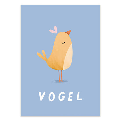 Woorden poster: Vogel