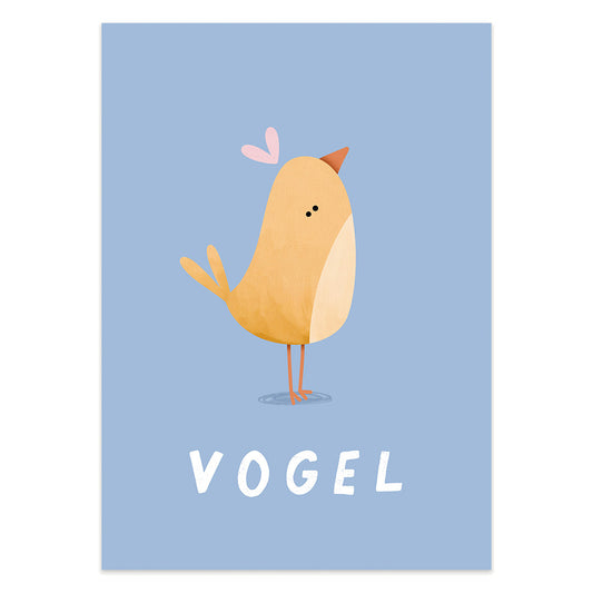 Woorden poster: Vogel