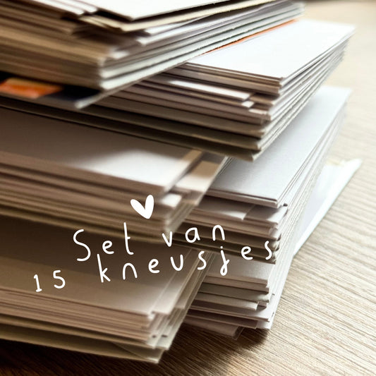 15 kaarten met kleine beschadiging