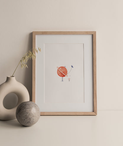 A4 Poster - Planeetje